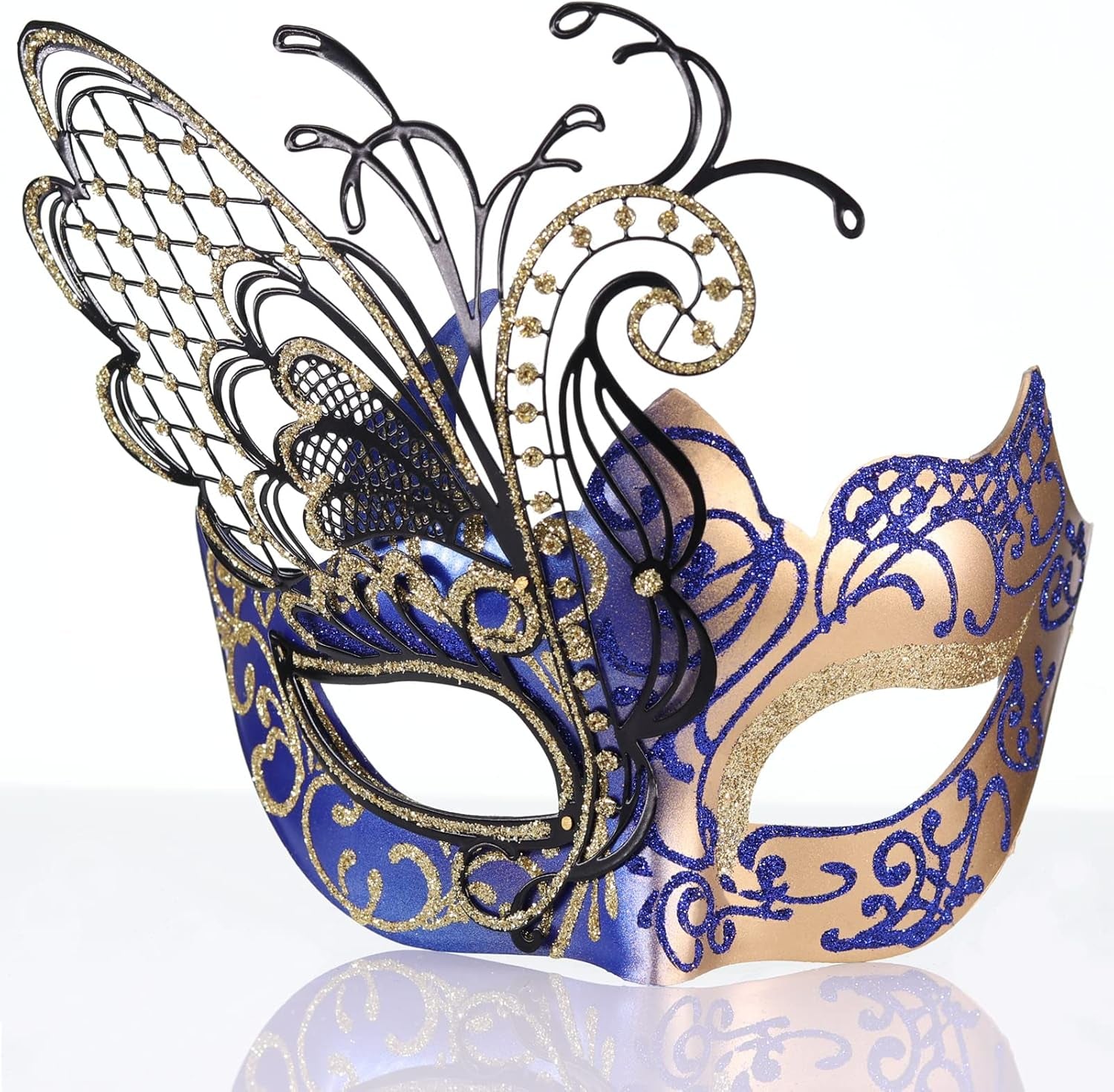 Masquerade Venetian Mask  (Black Butterfly)