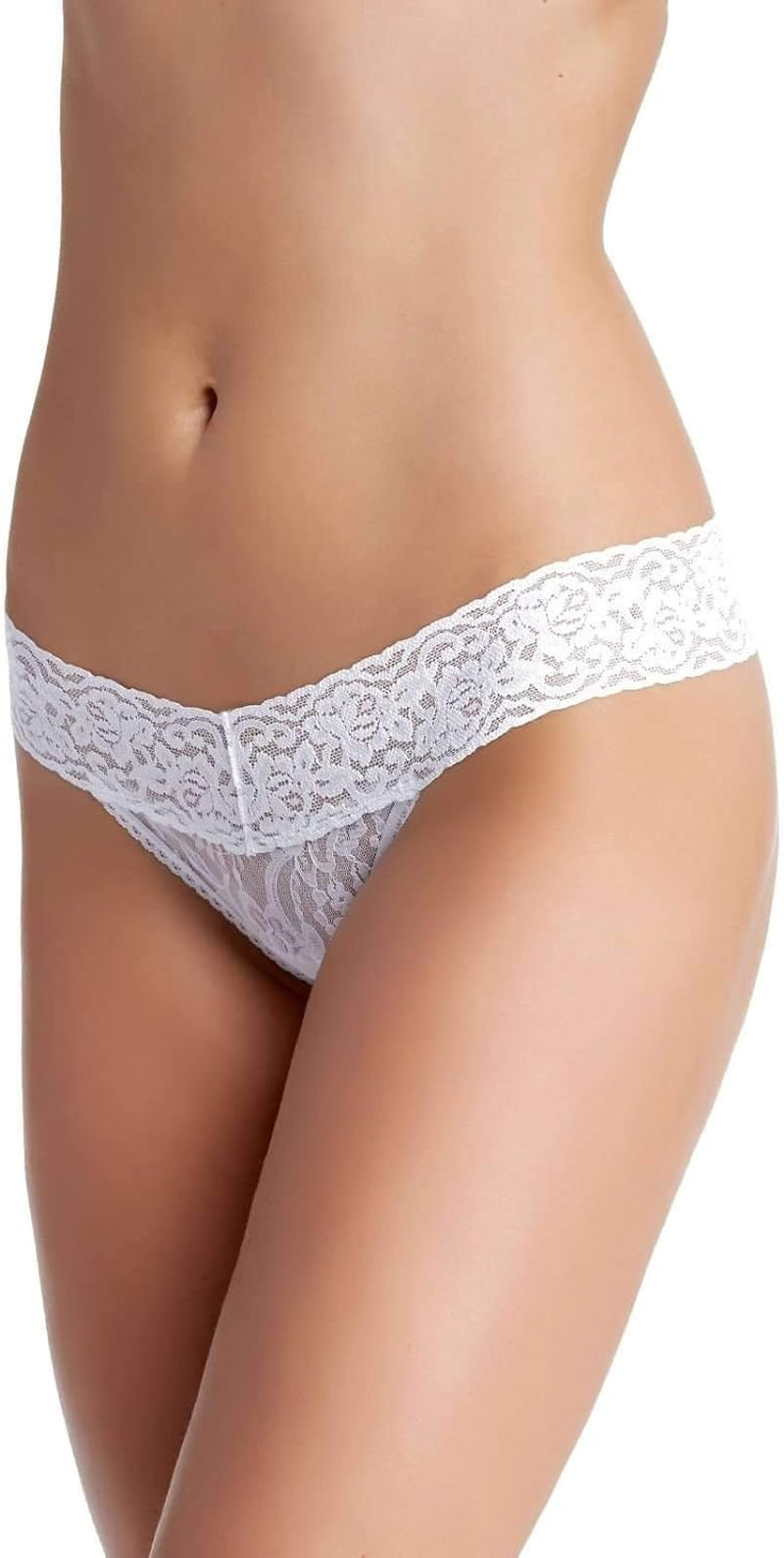 Stretchy Lace Low Rise Thong (5-Pack)