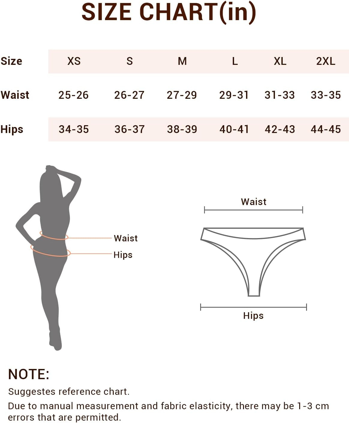 Cotton Thongs  - Seamless  Panties  6 Pack