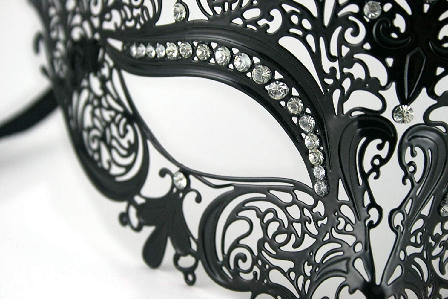 Lace Masquerade Mask Elastic,-  Adult