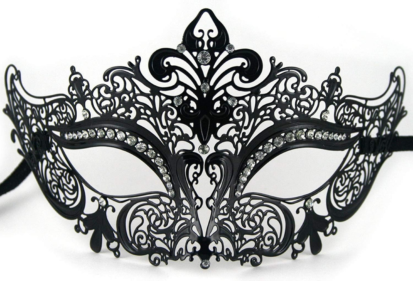 Lace Masquerade Mask Elastic,-  Adult