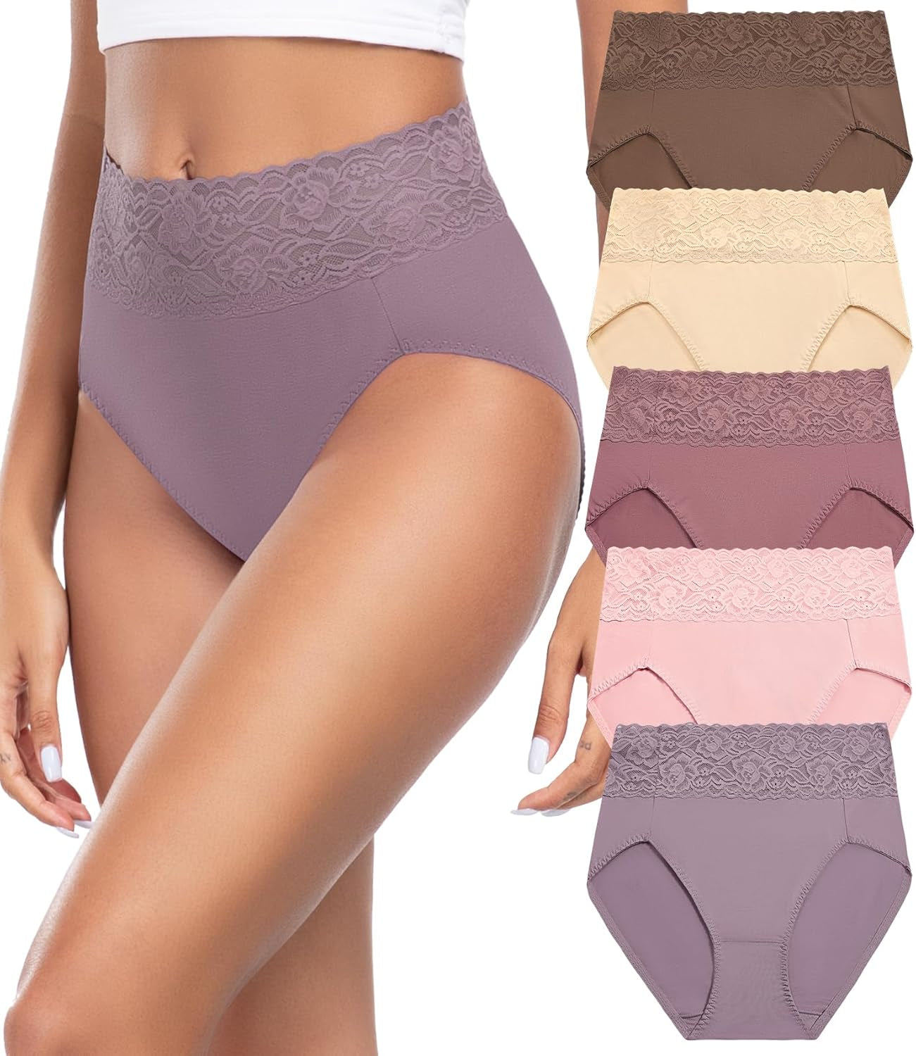 5 Pack Cotton Panties